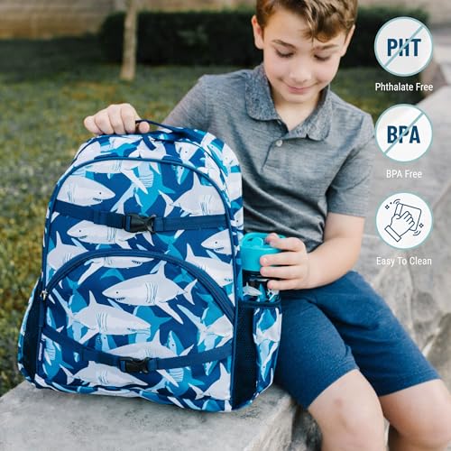Image of Wildkin 15 inch Kids Backpack for School & Travel - Durable, Padded, Multiple Pockets, Boys & Girls Ages 5-10