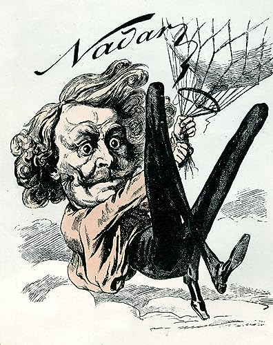 Affiche impression d'art Félix Nadar par André Gill tableau sur toile de décoration 60x90cm