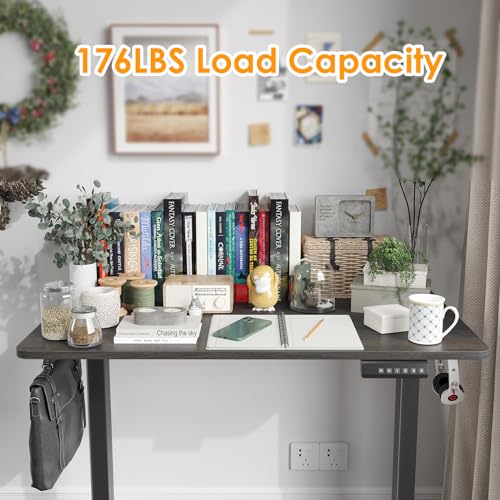 Image of STARY Electric Standing Desk Adjustable Height Sit Stand Home Office Desk with Splice Board