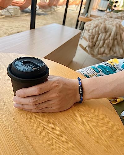 Pulsera artesanal de cuerda náutica trenzada unisex miniatura 5
