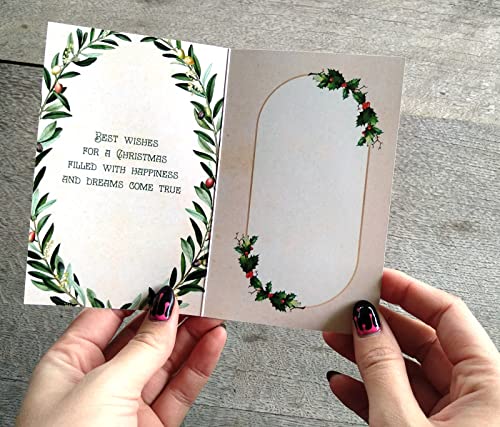Image of PIXILUV CHRISTMAS PORTRAITS (Pack of 12) Notecards Small Greeting Cards # Beautiful Portraits of Children at Christmas ~ Vintage Christmas Postcards Reprint