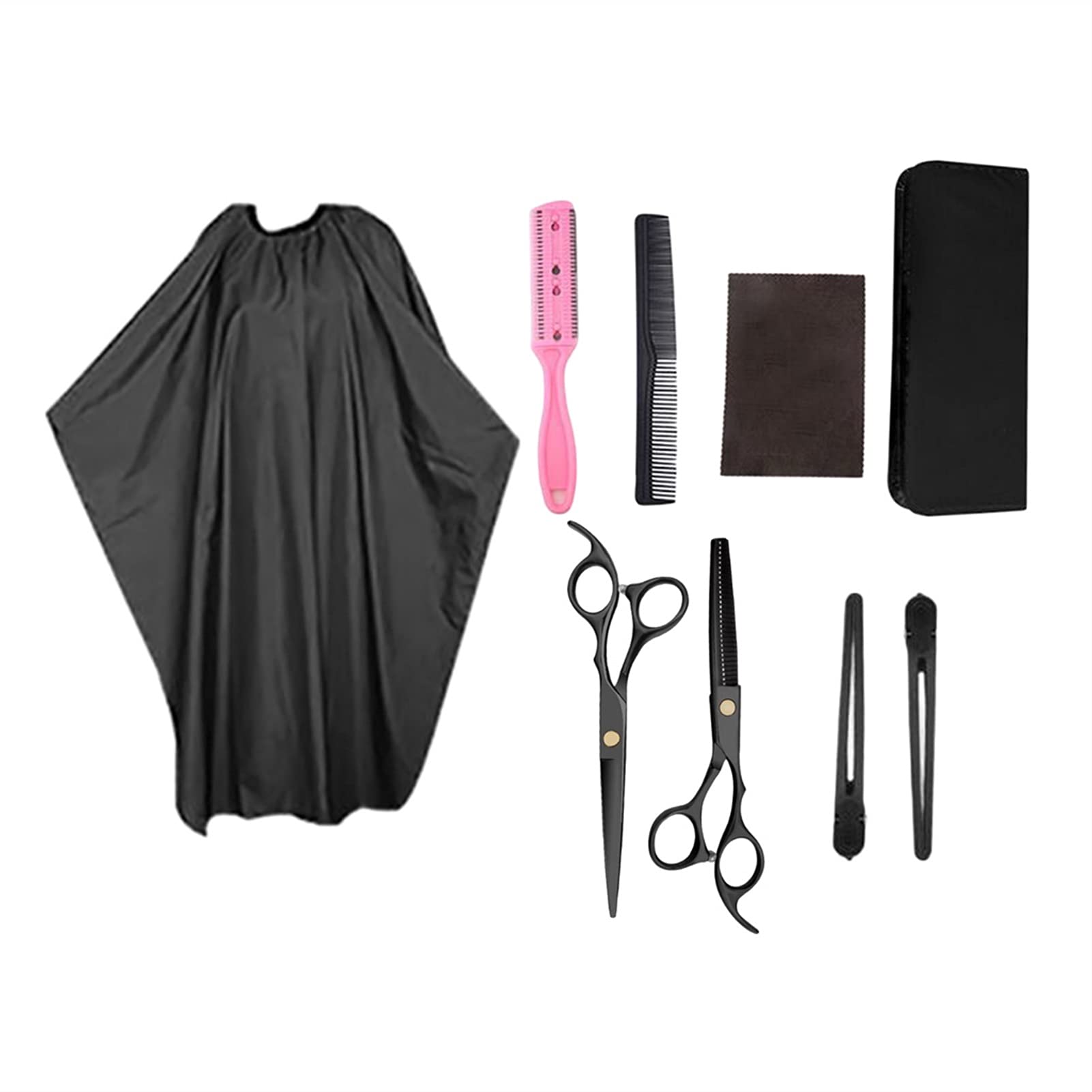 Tijeras Peluqueria/Tijeras Pelo 8x Cortas de corte de pelo Cortes de pelo Peluquería Tijeras de adelgazaje Cabo de salón Tijeras para Cortar Cabello