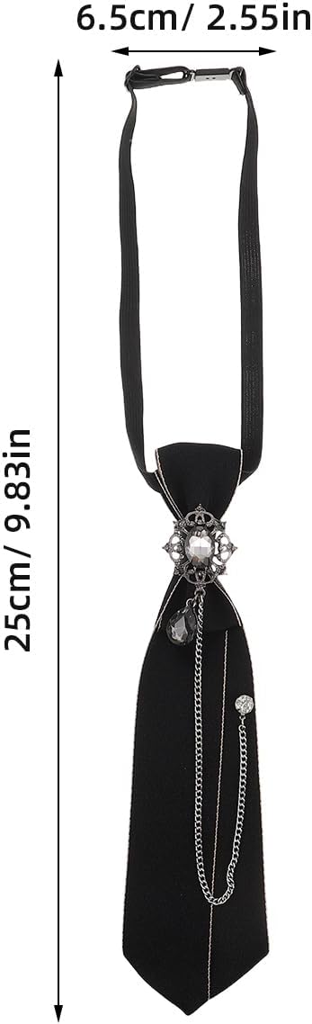 Didiseaon Women School Uniform Blouse Pre-Tied Bow Tie Japanese Style Girls School Shirt Accessories for Daily Wear and Special Occasions