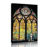 ❥IMPRESSION SUR TOILE: moderne HD giclee toile wall art painting est imprimé en utilisant des matériaux de haute qualité et de haute qualité encre anti - décoloration, avec des couleurs claires et une brillance durable sur la toile. Il a l'avantage d'être facile à nettoyer, résistant à la poussière et à l'eau. Qualité d'image de qualité musée, Restaurez finement chaque détail pour créer une maison de bon goût pour vous!