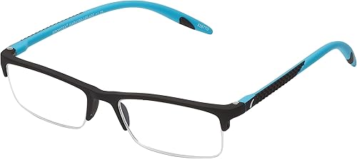 SAV Sportex Ar4150 - Anteojos de lectura flexibles, duraderos, ultraligeros, de alto rendimiento para hombres y mujeres, Azul deportivo