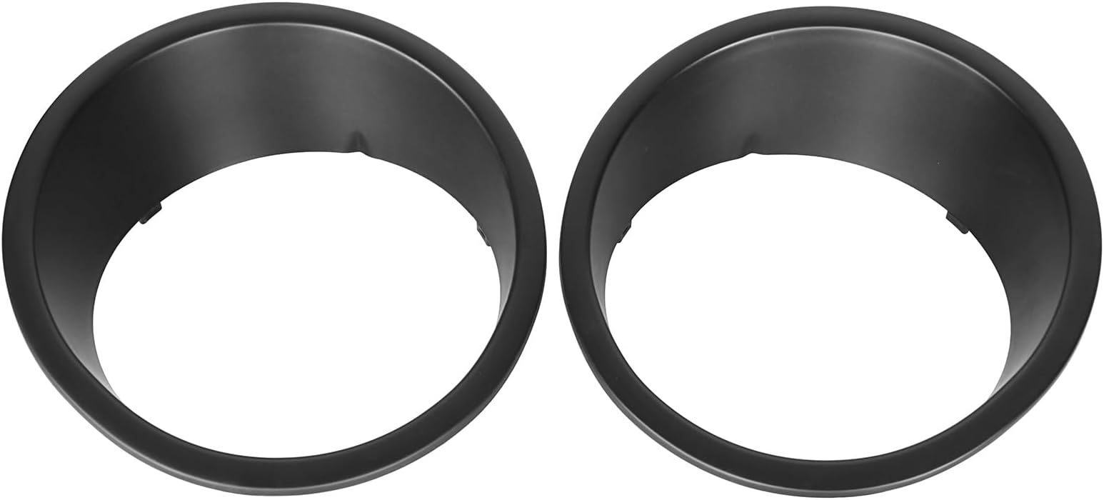 Hooke Road Matte Black Headlight Bezels Headlight Cover