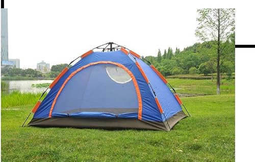 Multicolor Outdoor Camping Tent, Waterproof Dome Design, Portable, for Hiking and Backpacking [3people]