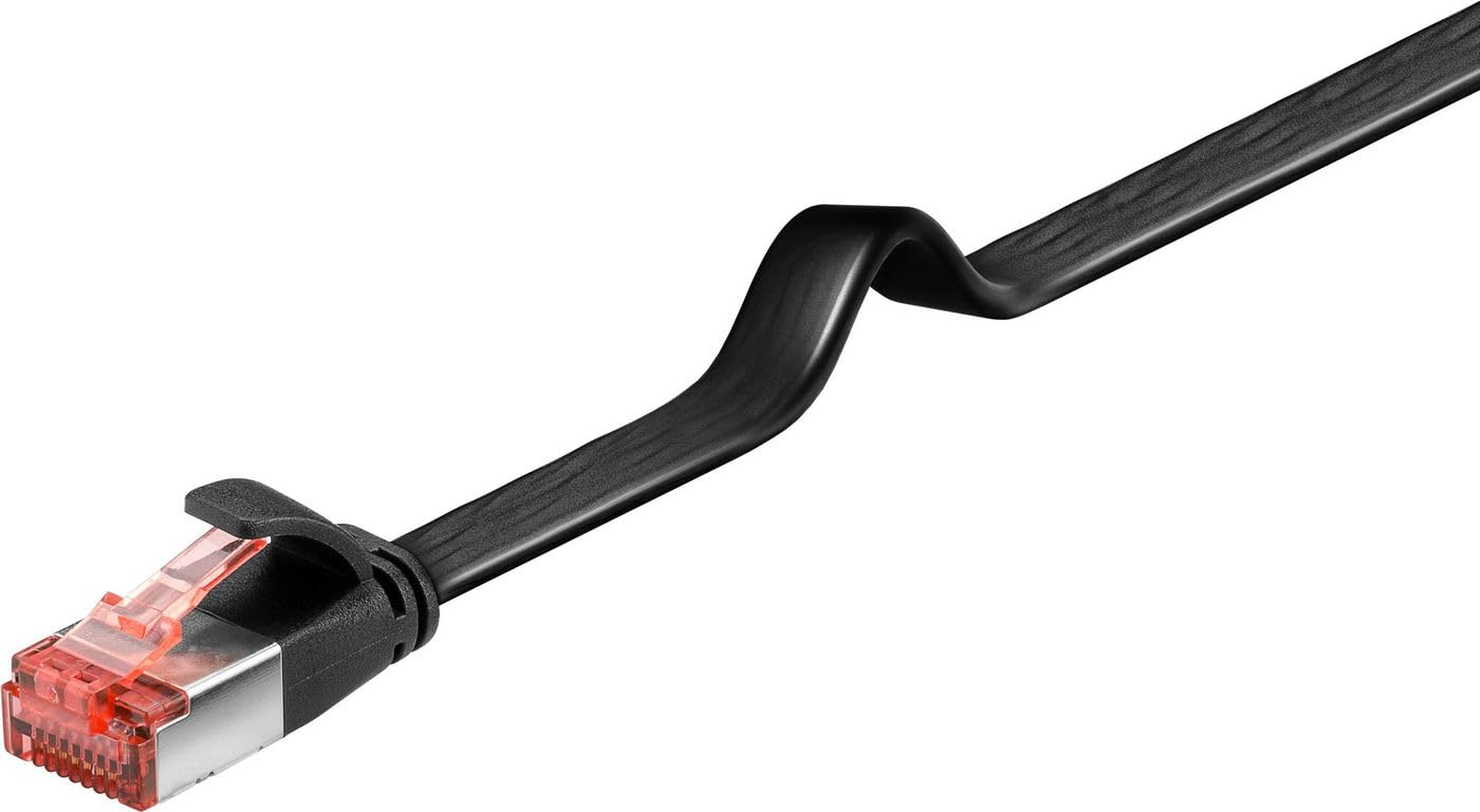 Microconnect Black V-Utp610s-Flat Networking Cable 10 M Cat6 U/Utp (Ut