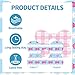 25pcs Patches for Dexcom G7, Waterproof Adhesive Sensor Covers with 5 Cute Bow-Knot Designs Breathable Overpatch Stickers for Workouts Running Swimming Showering