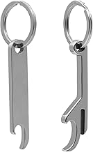Pack of 2 Beer Bottle Opener, Key Ring, Bottle Opener, Beer Bottle Opener, Keyring, Stainless Steel Can Opener, Multifunctional Bottle Openers, Key Ring for Party, Festival, Bar