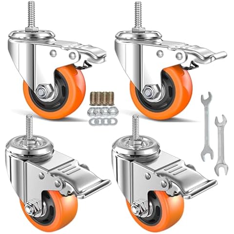 YEWEKE Stem Caster Wheels Cover