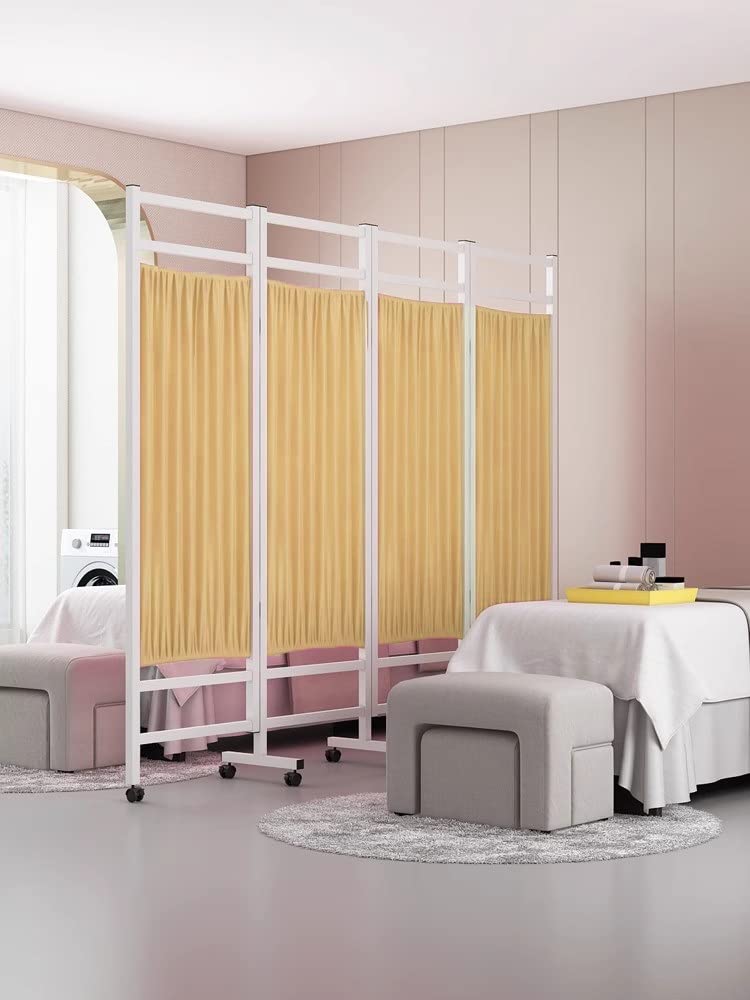 Separador de Ambientes Pantallas De Privacidad De Tela Metálica 3 4 5 6 Paneles, Particiones Extra Anchas De 50 Cm Separadores De Ambientes/ Pared For Dividir Habitacion, Cambio De Ropa/ Consultorio M