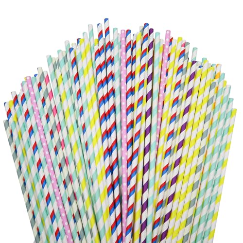 CONNECTION 100 Piezas Bastones de Algodón de Azúcar 300 x 6 mm Palitos de Papel de Malvavisco Palo de Malvavisco Redondo Aptos para Maquina Algodon Azucar,Artesanía,Bricolaje(Color)