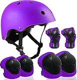 Adjustable Helmet for Ages 3-16 Kids Toddler Boys Girls Youth,Protective Gear with Elbow Knee Wrist...