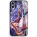 SHCASEA Sword Art Online etui na iPhone, alicization iPhone szkło hartowane dla fanów Anime, Asuna C iPhone 7/8