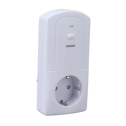 Wireless Plug in Thermostat Outlet, Humidifier Function AC90-250V Wireless Thermostat Outlet for Greenhouse (EU Plug 16A 3680W)