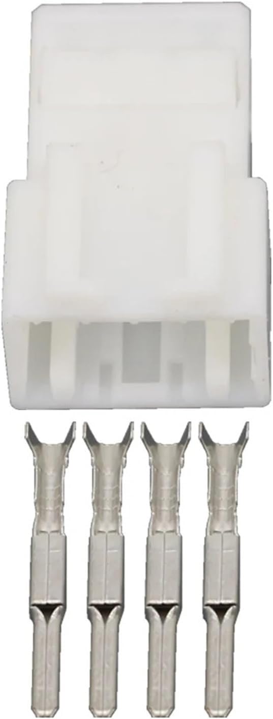 4 Pin Male/Female Harness Car Connector Plug With Terminal Block 936238-1&936227-1, DJ7041B-2.2-11/21(Male and Female Plug,10 Sets)