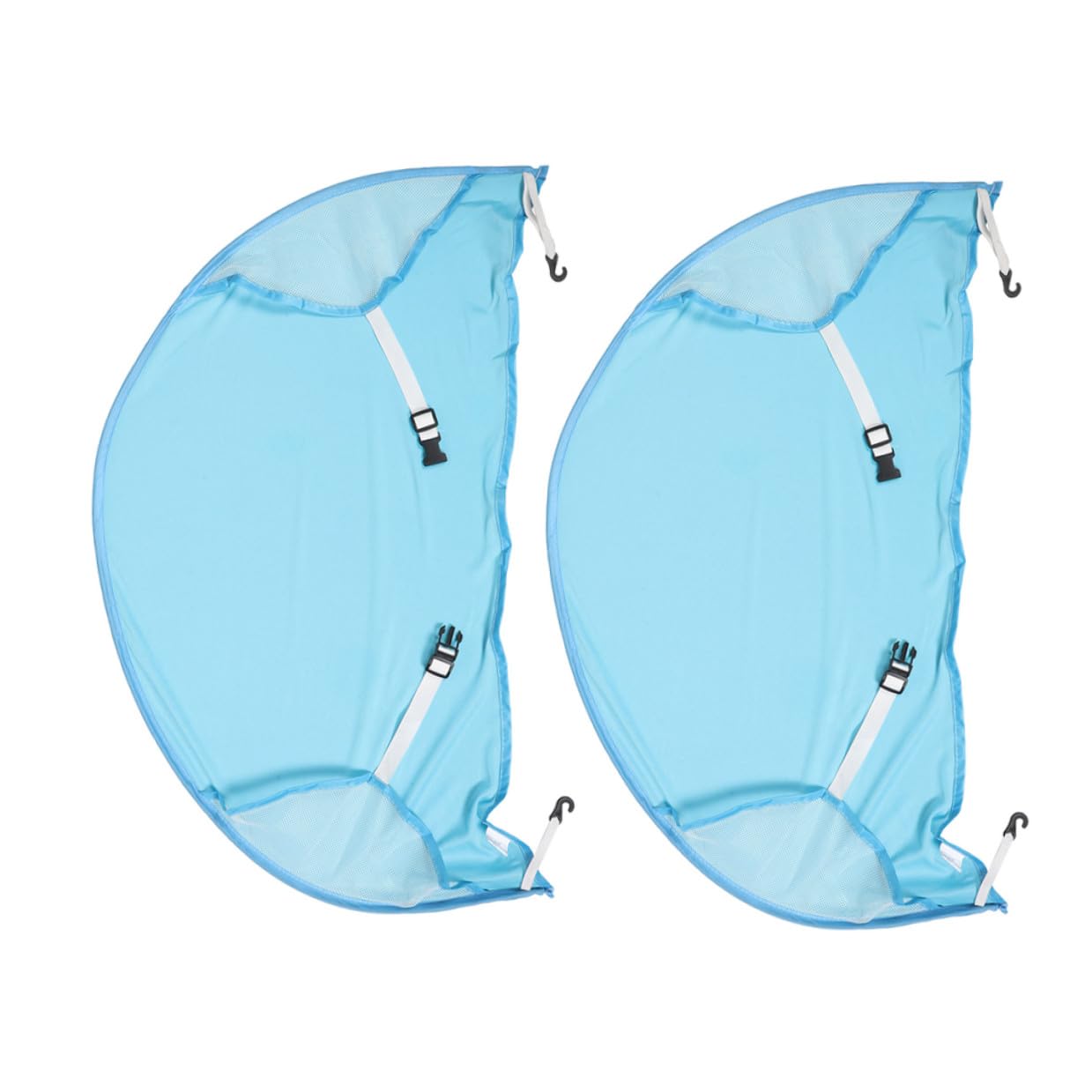 2pcs Stroller Sunshade UV Canopy for Sun Protection, Universal Pram Sun Shade Cover, Windproof and Waterproof Pushchair Accessory for Outdoor Use