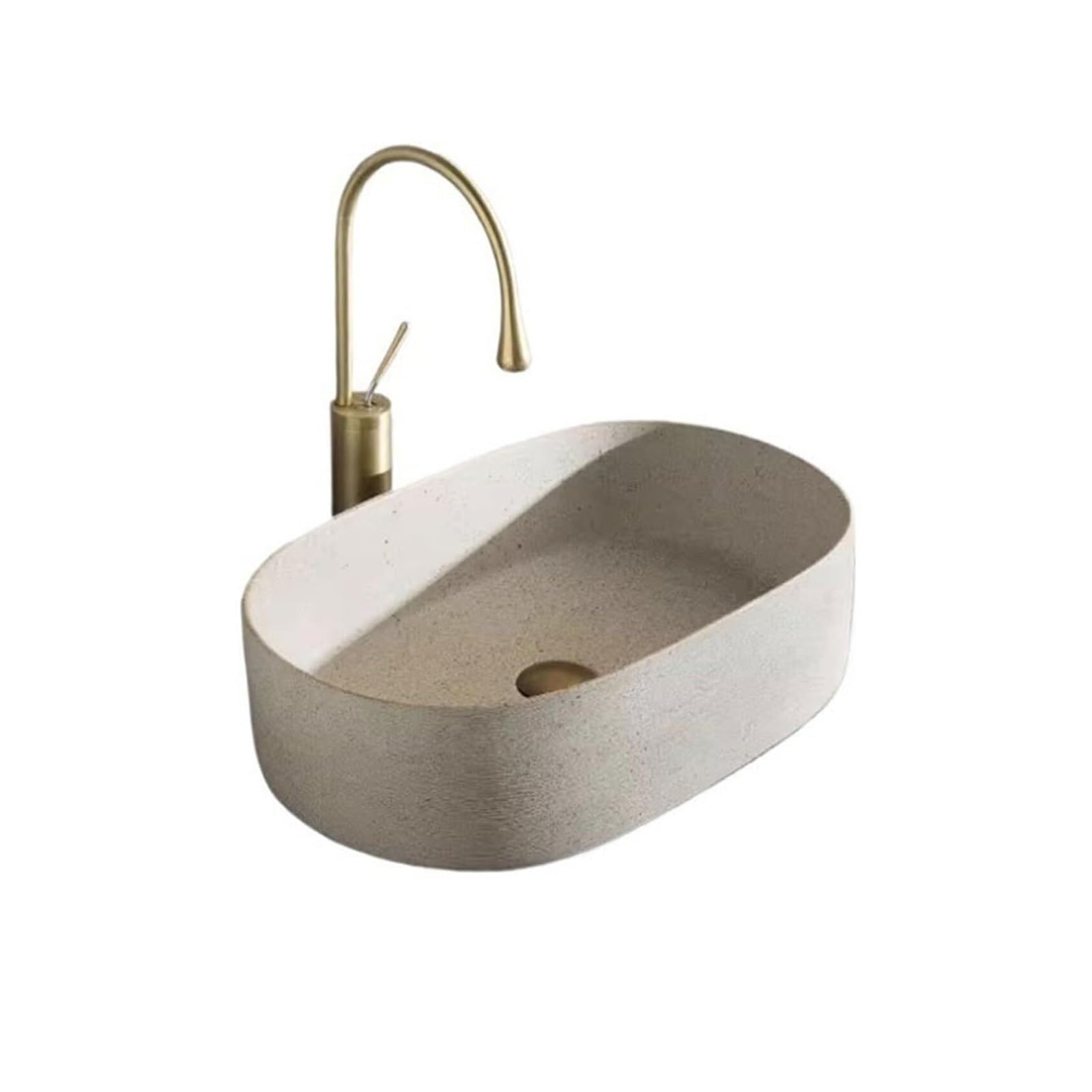 ASerZenith Bathroom Vessel Sink Vanity Sink Outdoor Countertop Basin Handwashing Basin Patio Handwashing Sink Bathroom Sinks Balcony Handwashing Sinks Bathroom Sink Ceramic Small Sink Bowl