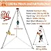 Adjustable Confined Space Rescue Kit Confined Space Tripod Kit 1200lbs 1800 2600 Lbs, Aluminum Alloy Emergency Rescue TripodHoist Safety Fire Rescue Tools