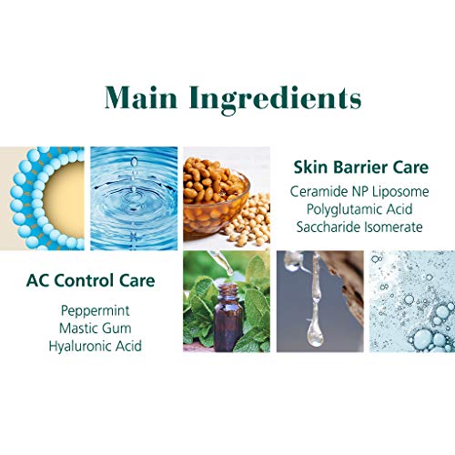 Dewytree Ac Ctrl Ex Deep Ceramide And Hyaluronic Acid Calming Mask Sheet Pack Of 10 - Qith Peppermint Ampoule, Removes Dead Skin Cells, Soothing & Creating Moisture Barrier For Sensitive Skin #TOP3