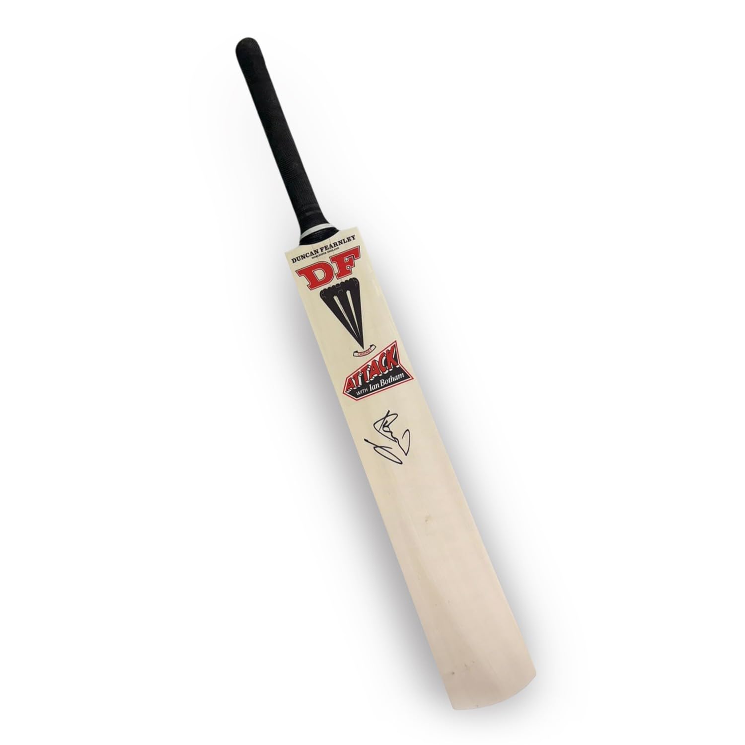 Exclusive Memorabilia Ian Botham Signed Full Size Attack Cricket Bat