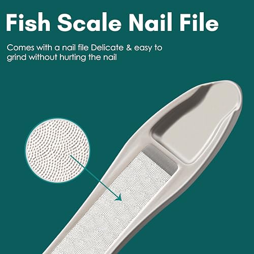 Beauté Secrets Nail Cutter Clippers With Curved Nail File, Fingernail and Toenail Clipper Cutter, Stainless Steel Nail Trimmer - Image 6