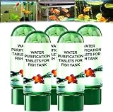 Comprimés Puissants de Purification d'eau d'aquarium pour Bac à Poissons, Lot de 35, Compr...