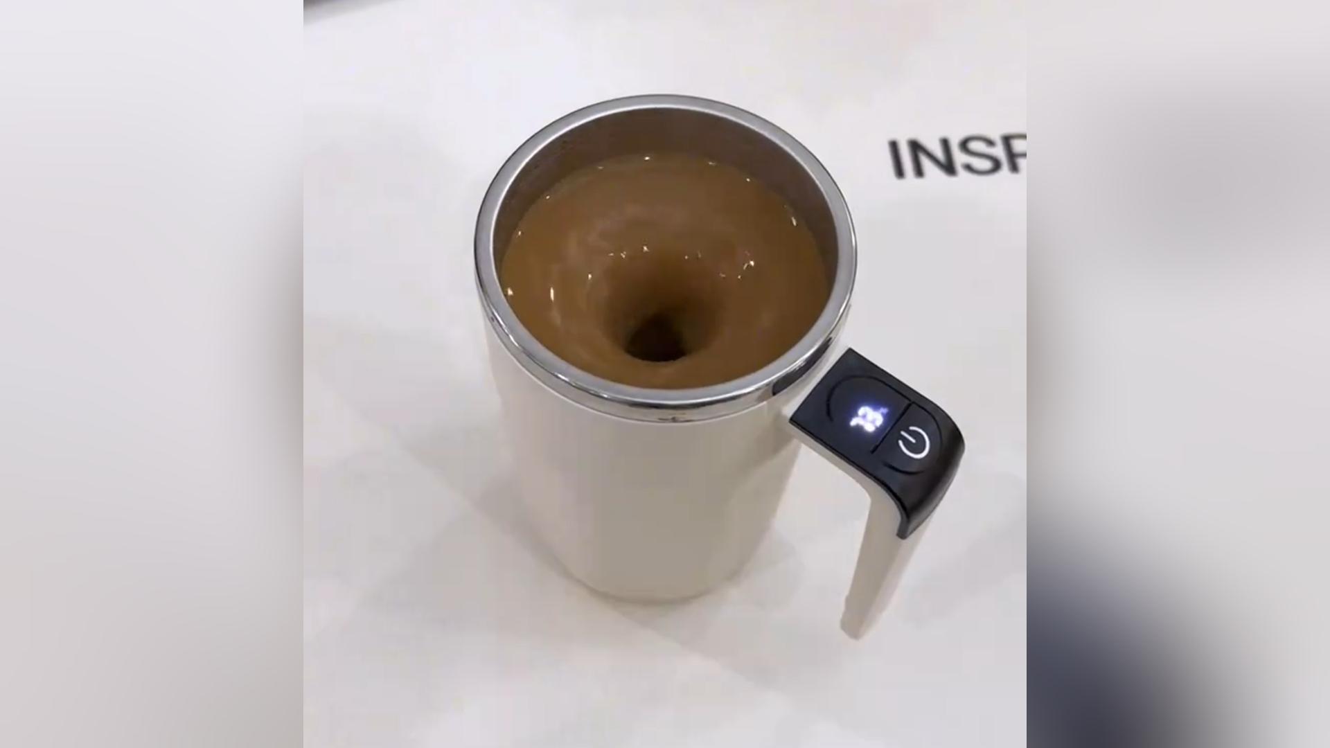 Taza automática de acero inoxidable con agitación y temperatura miniatura 7