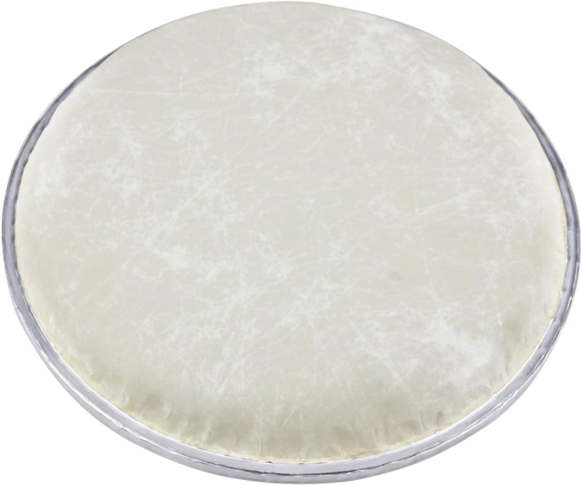 ERINGOGO 2pcs8 Surface Inches Drums African Drum Cover and Beige Accessories Skin for Replacement Self- tuning Snare Drum Head : Musical Instruments