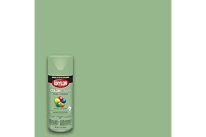Krylon COLORmaxx Spray Paint and Primer in Satin Pistachio: A Vibrant Hue...