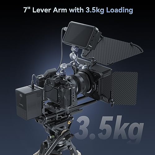 Image of SmallRig 7 inch Rosette Magic Arm, Camera Monitor Mount with 1 /4 inch-20 Screws and Anti-Twist Pins, Max Load Capacity 3.5kg, for Cameras, Monitors, LED Lights and Phones - 4194