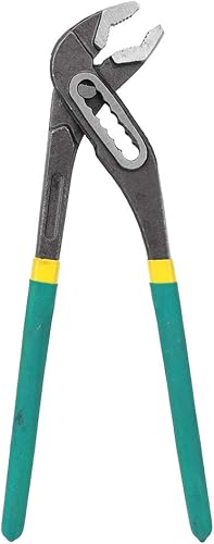 Miniatura 9 de Alicates para bomba, juego de alicates de lengüeta y ranura de acero # 45, cerraduras de canal ajustables de alta resistencia, alicates para tubo de