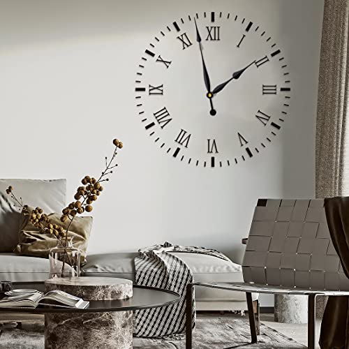 Emoon 2 Set High Torque Long Shaft Clock Mechanism Movement With 12 Inch Long Spade Hands (Total Shaft Length 23Mm, 27Mm) #TOP3