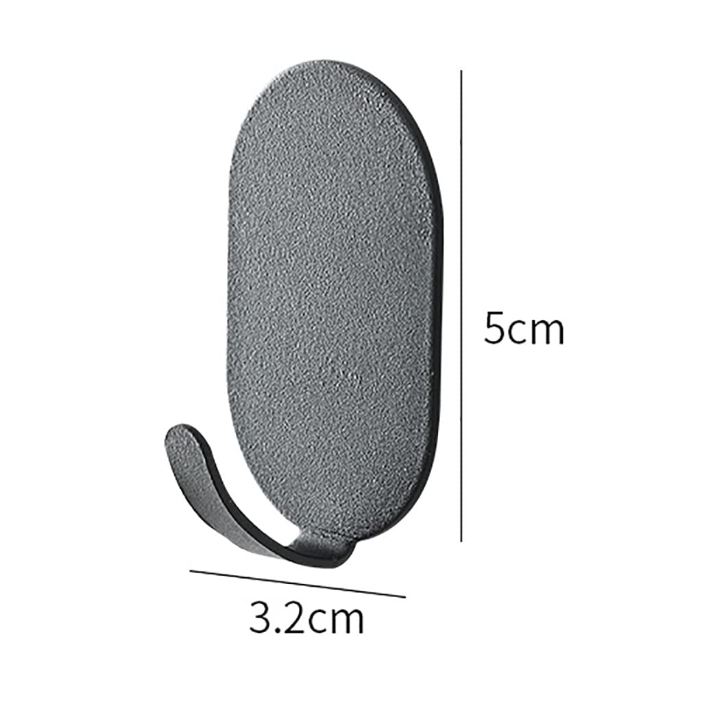Ganchos autoadhesivos, Ganchos de pared adhesivos, Ganchos adhesivos fuertes para colgar en la pared, Ganchos multiusos, Para colgar Cocina Baño Oficina Armario Hogar, Sin agujeros, Acero al carbono