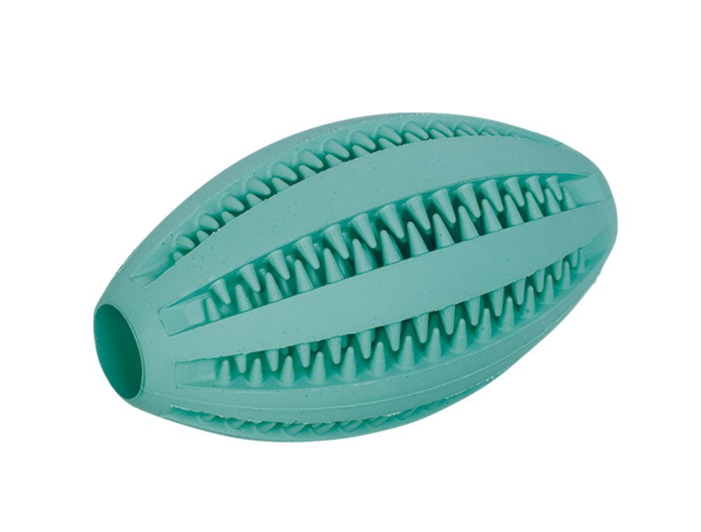 Nobby Solid Rubber Dental Fun Rugby, 11 cm