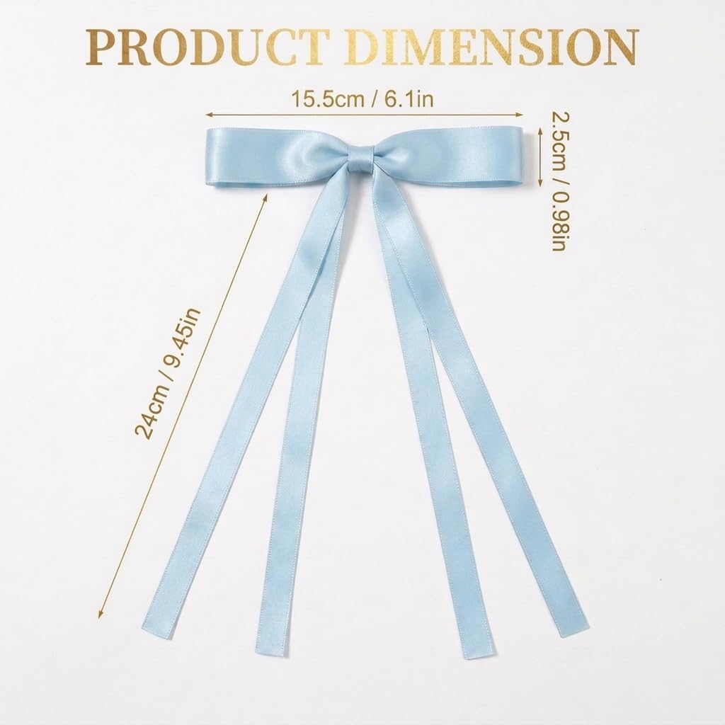 Hair Bow for Women, 20 Pcs with Non-Slip Alligator Clips