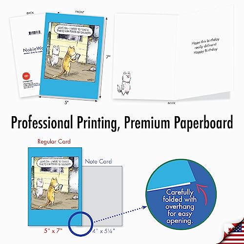 Nobleworks Humorous Birthday Greeting Card With 5 X 7 Inch Envelope (1 Card) Proof Of Delivery C7867Bdg #TOP25