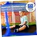 BESPORTBLE Trampoline Basketball Hoop Attachment Indoor Fun for Boys and Girls Easy to Install Compact Design Creative Sports Rack for Trampoline Play and Training Activities