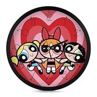 Amazon.co.jp: パワーパフガールズ (1) 掛け時計 おしゃれ 北欧 壁掛け