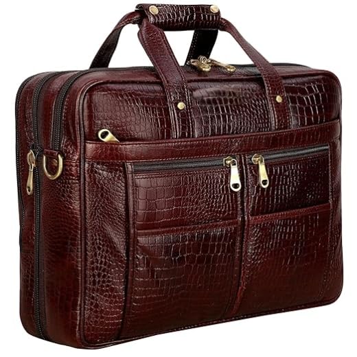 Expandable Genuine Pure 15.6 Inch Laptop Messenger Shoulder Briefcase Office Bags For Mens Man Travel Travelling Stylish (L-16 X H-12 X W-5 In)-image-47