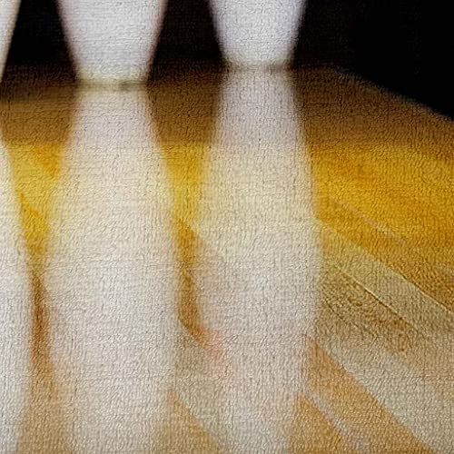 Couverture flanelle 150x200cm motif quilles 3D douce pour canapé