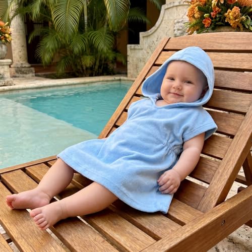 Image of Toddler Little Girl Swim Cover Up Beach Towel Coverup Bathing Suit Cover Ups Swimsuit Summer Baby Beach Essentials