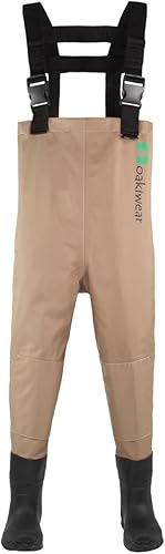 OAKI Vadeadores de pesca impermeables para niños pequeños y niños