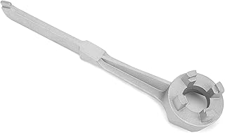 KIMISS Chave de tambor, chave de alumínio para tambor de óleo para abrir a tampa de 25,4 cm, 50,8 cm, 76,2 cm, 77,6 cm, 19,2 cm, 19,