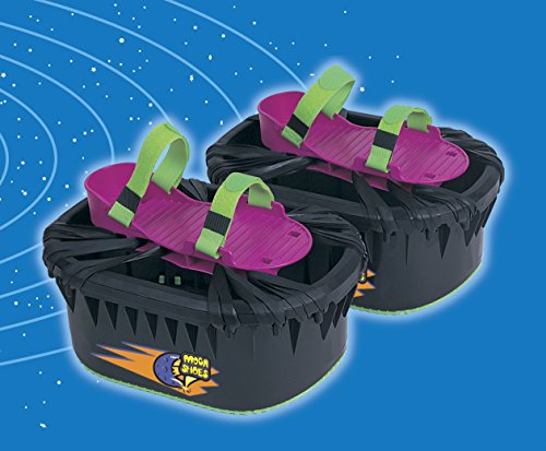Moon Shoes Bouncy Shoes, Mini Trampolines For Your Feet, One Size, Black, New And Improved, Bounce Your Way To Fun, Very Durable, No Tool Assembly, Athletic Development, Max Weight 130 Lbs. #TOP4