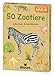 Produktbild Moses 9791 Expedition Natur 50 Zootiere | Bestimmungskarten im Set | Mit spannenden Quizfragen: erkennen & bestimmen