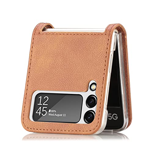 Capa para celular Samsung Galaxy Z Flip 3 5G, capa para Galaxy Z Flip 3 5G carteira com compartiment