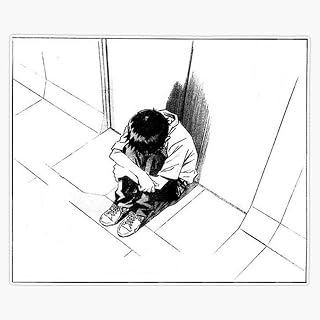 Sad Shinji - Neon Genesis Evangelion - Sticker Decal Vinyl Bumper Stickers Waterproof 5"