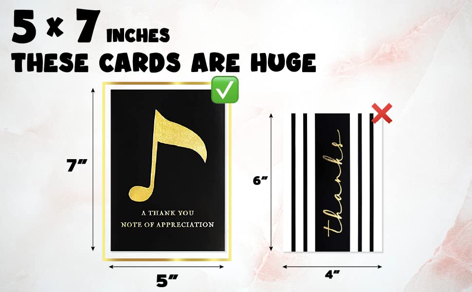 Amazon | 【12枚パック】おもしろサンキューカード Lサイズ 5 x 7